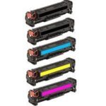 HP Pro 200 Color M251, M276 Premium Compatible 5-Pack Toner Combo