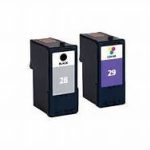 Lexmark 28, 29 2-Pack Combo Black and Color Ink Cartridge