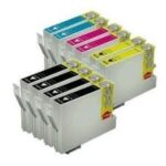 Compatible T068 10 Pack Combo Epson High Yield Ink Cartridges (4 Black, 2 Cyan, 2 Magenta, 2 Yellow)