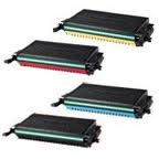 Samsung CLP610, CLP660, CLX6200, CLX6210 4-Pack (Black, Cyan, Yellow, Magenta)