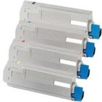 Okidata C711 series 4-Pack Combo Toner (CYMK)