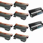 Brother TN450/DR420 Compatible 8-Pack Toners + 2-Drum Units