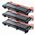 Brother TN760 3-Pack Compatible High Yield 3,000 Page Toners