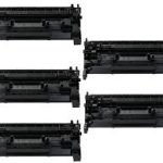 New Compatible Canon 052H 5-Pack High Yield Toners 2299C001