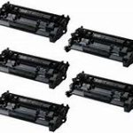 Canon 121 Compatible 5-Pack Toner 3252C001, iCLASS D1620, D1650