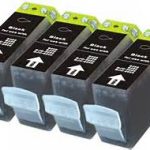 Canon BCi-3e Black Compatible 4-Pack Ink Cartridges