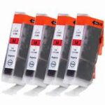 Canon BCi-5M/6M, BCi-3e Magenta 4-Pack Compatible Ink Cartridges 4707A003