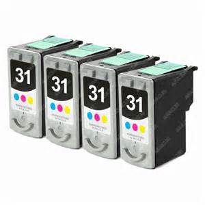 Canon-CL31-4-pack-compatible-color-ink-cartridges-for-iP1800-iP2600-MP140-MX300.jpg Canon CL31 Compatible 4-Pack Color Ink Cartridges - Image 1
