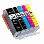 Canon CLi-281XXL, PGI-280PGBK XXL Compatible 5-Pack Combo