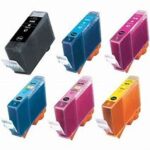 Canon BCi-5/6, BCi-3e Compatible Color 6-Pack Ink Combo