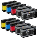 Compatible PGi 1200XL 10-Pack Combo for Canon MAXIFY MB2020, MB2320 (4-Black, 2-Cyan, 2-Yellow, 2-Magenta)