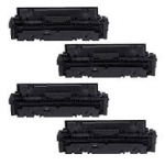 Canon 055H High Yield New Compatible 4-Pack Toner Set