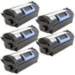 Dell B5460DN 332-0131 New Extra High Yield Compatible 5-Pack Toner 45,000 Pages