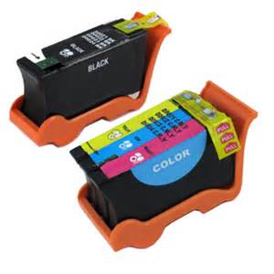 Dell-series-21-Combo-Black-and-Color-Compatible-ink-cartridges.jpg Dell Series 21, 22, 23, 24 Combo 2-Pack Compatible Ink Cartridges 1 Black T091N, 1 Color T092N - Image 1