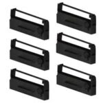 Epson ERC 27 Black 6-Pack Compatible POS Ribbon