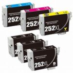 Epson T252XL 6-Pack Remanufactured High Yield Ink Combo