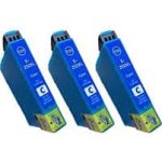 Epson T252XL Cyan High Yield Re-Manufactured 3-Pack Inks (T252XL220)