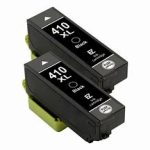 Epson T410XL Black 2-Pack Remanufactured High Yield Ink