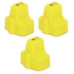 HP 02 3-Pack Yellow Re-manufactured Ink Cartridges C8773WN