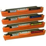 HP 126A Color LaserJet Compatible 4-Pack Toner Set