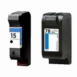 HP 15/78 Black/Color Combo Remanufactured Ink (2Black/1Color)