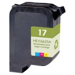 HP #17 Color Remanufactued Ink Cartridge C6625A