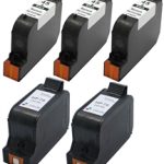 HP 45/78 Remanufactured High Yield 5-Pack Ink Combo 3 Black/2 Color