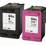 HP 64XL 2-Pack Combo High Yield Remanufactured Black/Color Inks