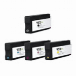 HP 952XL 4-Pack Remanufactured Combo Ink Cartridges