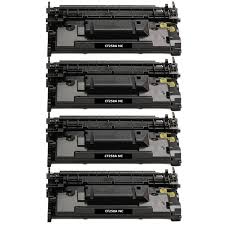 HP-CF258A-4-Pack.jpg HP CF258A (58A) 4-Pack Chipped Compatible Toners LJ Pro M404/M428/Ent M406 - Image 1