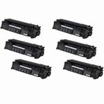 HP 1160/1320/3390/3392 Compatible 6-Pack Toners Q5949A