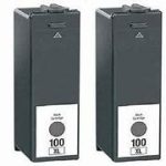 Lexmark 100XL 2-Pack Black Compatible Ink Cartridges 14N1068