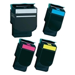 Lexmark-C540-Compatible-Toner-4-Pack-combo-toners-black-cyan-magenta-yellow.jpg Lexmark C540, C544, C546, X548 Compatible 4-Pack Toner Set - Image 1