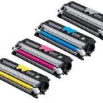 Konica Minolta Magicolor 1600 series 4-Pack 2,500 Page Toners (Black, Cyan, Magenta, Yellow)