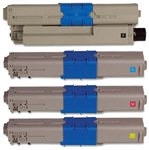 Okidata C530, MC561, MC562, MC890, MC950 Compatible 5000 Page Toner Set