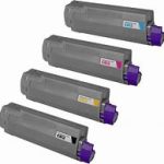 Okidata C612 Compatible 4-Pack Toner Combo