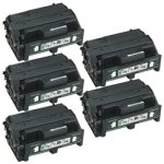 Ricoh 402809 Compatible 5-Pack 15,000 Page Toners