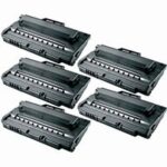Samsung ML2250, ML2251 Compatible 5-Pack Toner Cartridges ML-2250D5