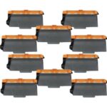 Brother TN750 Compatible 10-Pack High Yield 8,000 Page Toners