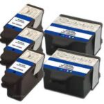 Kodak 10XL Compatible 5-Pack Combo Ink Cartridges (3 Black, 2 Color)