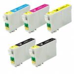 Compatible Epson T200XL High Yield 5-Pack Combo for Expression XP200, XP300, XP410