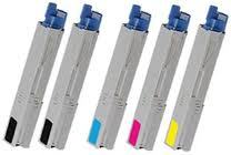FREE SHIPPING! Okidata C810, C830 5-Pack Toner (2 BLK, 1-CYM) $62ea