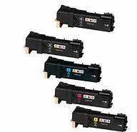 Xerox Phaser 6500, WC 6505 5-Pack Toner Combo (2Blk, 1 CYM) $17.50ea
