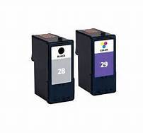 Lexmark 28A, 29A 2-Pack Combo (1 Black 18C1528, 1 Color 18C1529) $16.00ea