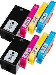 HP 920XL 8-Pack Combo for OfficeJet 6000,6500,7000 Black $8.60ea, Colors $9.13ea