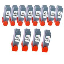 Canon BCi-21BK,BCi-24C 12-Pack Ink Combo (8 Blk,4 Clr) $1.80ea