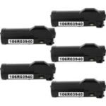 Xerox 106R03940 compatible 5-pack toner