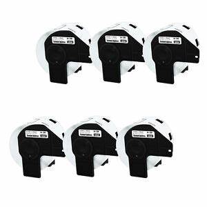 Brother DK1209 COMPATIBLE 6-Pack Labels, 1.1″W X 2.4″, White Paper, 800/Roll