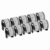 Brother DK2223 black-on-white continuous label tape roll