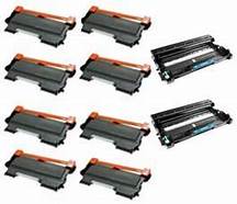 Brother TN450/DR420 Compatible 8-Pack Toners + 2-Drum Units